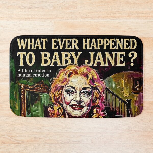Item preview, What Ever Happened to Baby Jane Retro Hollywood Psychological Horror Thriller Tribute Art Movie Poster designed and sold by Art's Diner.