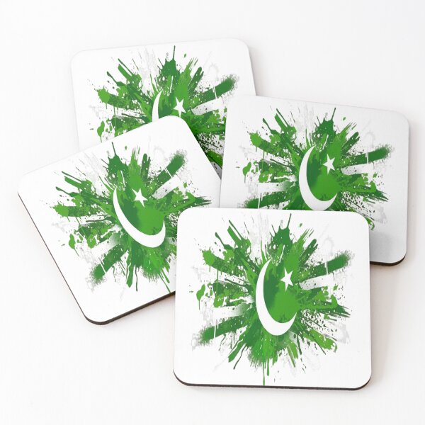 Item preview, Abstract Graffiti Explosion of Pakistan Flag Colors designed and sold by GraffiCity.