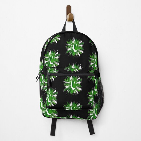 Item preview, Abstract Graffiti Explosion of Pakistan Flag Colors designed and sold by ROVVI.