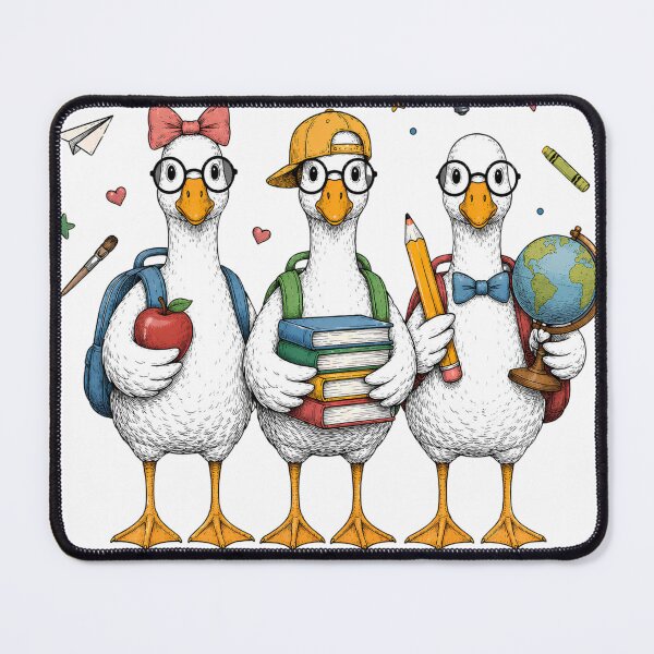 Item preview, Silly Goose Back To School Teacher Student Art designed and sold by VGAfanatic.