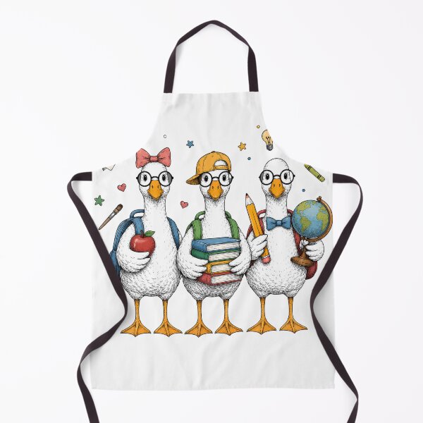 Item preview, Silly Goose Back To School Teacher Student Art designed and sold by VGAfanatic.