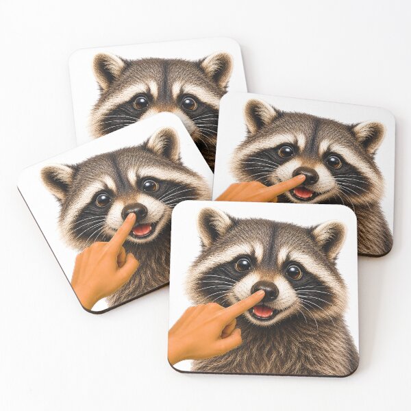 Item preview, ⭐ BOOP THE SNOOT COLLECTION ⭐ – RACCOON – Every Snoot Deserves a Boop designed and sold by WheelieGdArt.