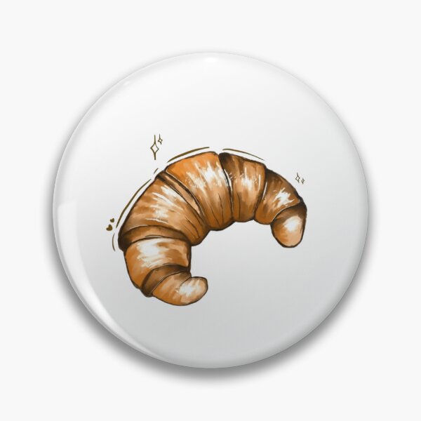 Item preview, Cute Croissant Illustration designed and sold by Vanta5hade.