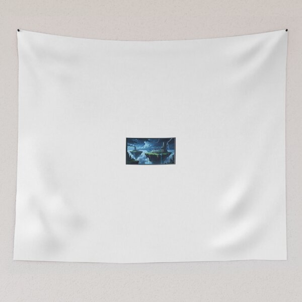 Item preview, Floating Islands Ancient Ruins Storm designed and sold by ArtByih.