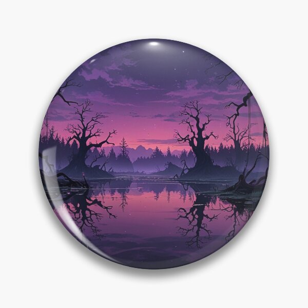 Item preview, Twilight Swamp Reflection Dark Fantasy designed and sold by ArtByih.