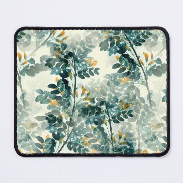 Item preview, Wispy Foliage with Orange Flowers designed and sold by The Painted Lamb.