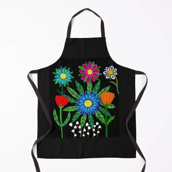 Aperçu de l'œuvre Composition florale lumineuse sur fond noir créée et vendue par Elaine M Hayward .