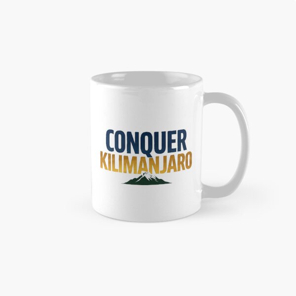 Item preview, Conquer Kilimanjaro – Mountain Adventure Hiking Design designed and sold by VladisWorld.