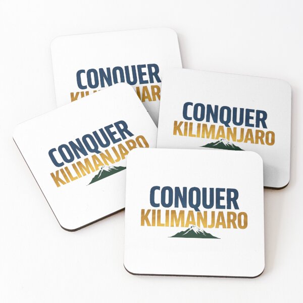 Item preview, Conquer Kilimanjaro – Mountain Adventure Hiking Design designed and sold by VladisWorld.