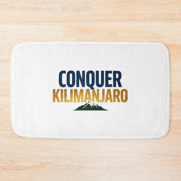Item preview, Conquer Kilimanjaro – Mountain Adventure Hiking Design designed and sold by VladisWorld.