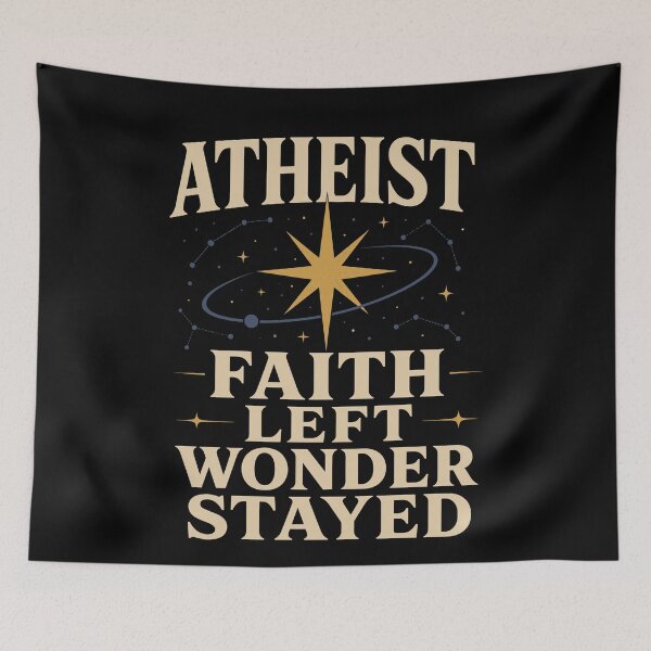 Item preview, Atheist Soft Atheist Minimalist Secular Gift designed and sold by AndreasMei.