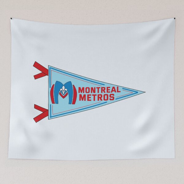 Item preview, Montreal Metros Pennant Flag designed and sold by ellenugget.