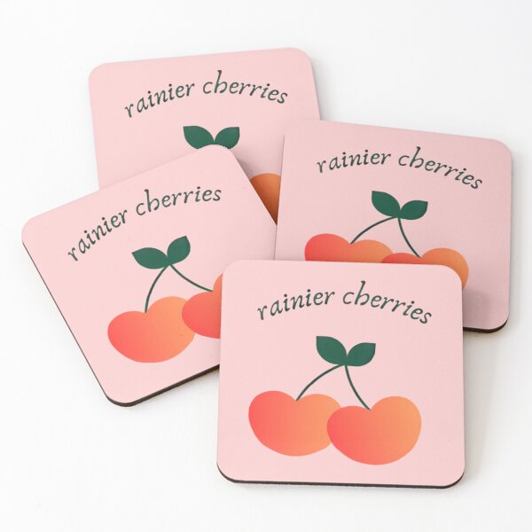 Item preview, cerezas Rainier rojas designed and sold by Made by Badgal.