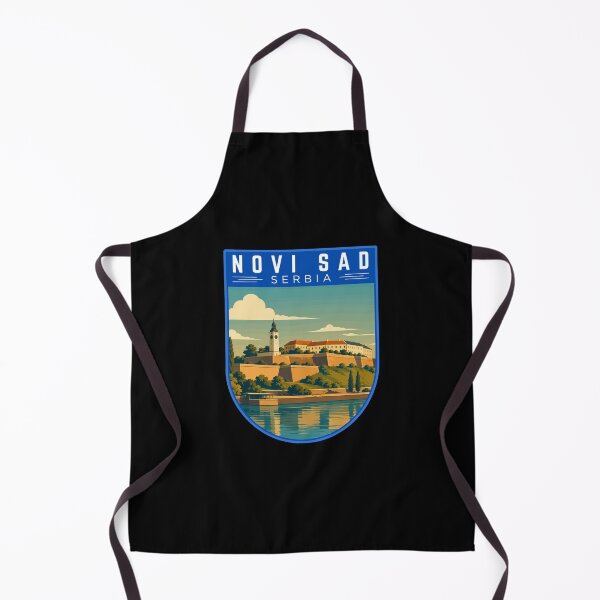 Item preview, Novi Sad in Serbia Vintage Travel Art Badge designed and sold by MaateoDesign.