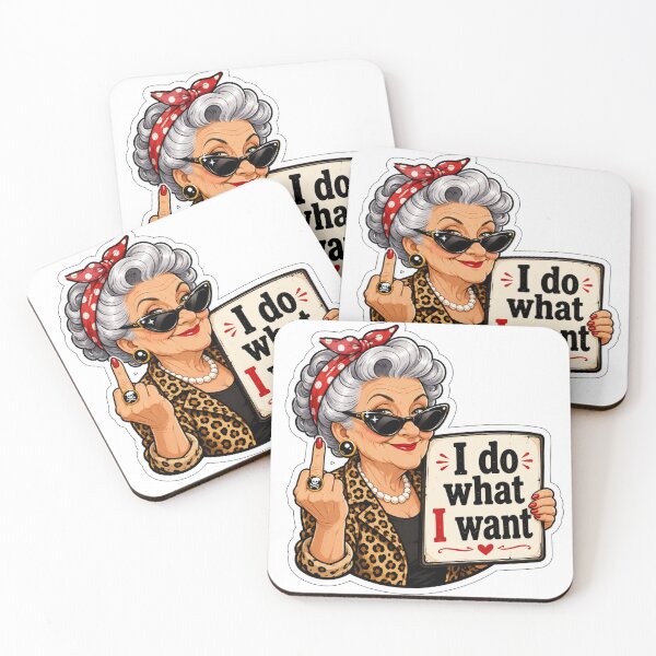 Item preview, Funny Sarcastic Badass Grandma Sticker designed and sold by Quirky Gaps.