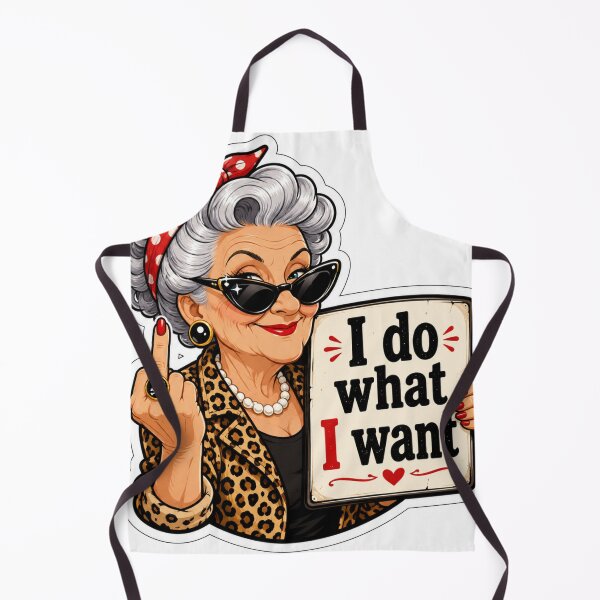 Item preview, Funny Sarcastic Badass Grandma Sticker designed and sold by Quirky Gaps.