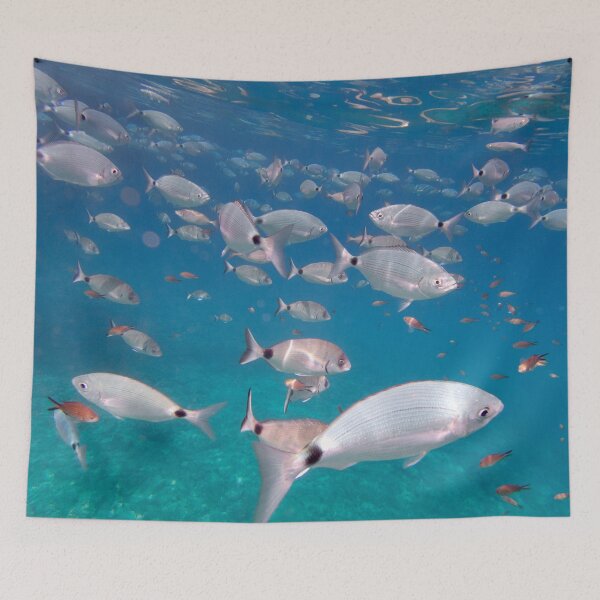 Item preview, Fish in Turquoise Mediterranean Waters designed and sold by Kasia Design.