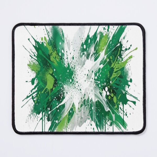 Item preview, Abstract Graffiti Explosion of Nigeria Flag Colors designed and sold by GraffiCity.