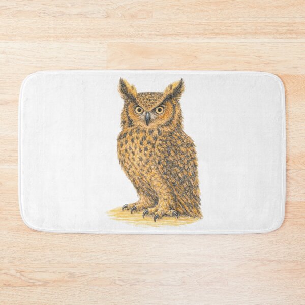 Item preview, Eurasian eagle-owl – animal illustration designed and sold by JOANNASKAH.