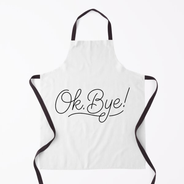 Item preview, Ok. Bye! Elegant Farewell Script Graphic designed and sold by ThreadRiotTees.