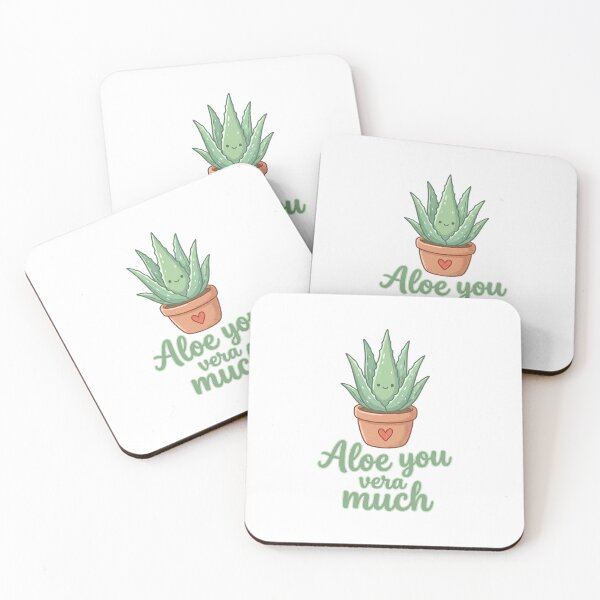 Item preview, Aloe You Vera Much Funny Summer Plant Tee designed and sold by 7Four1 Designs.