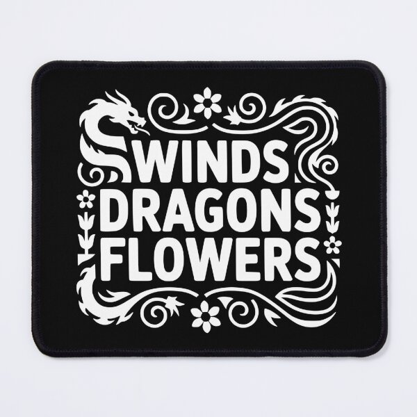 Item preview, Winds Dragons Flowers designed and sold by theartfulaspie.