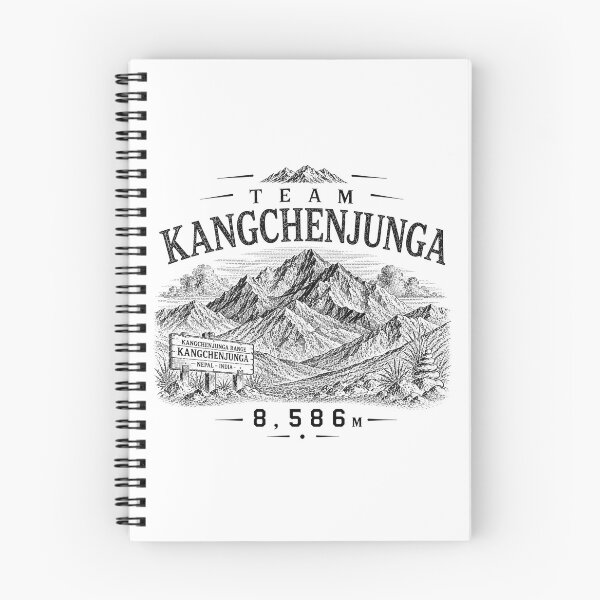 Item preview, Kangchenjunga Mountain Hiking Design  designed and sold by Miles&Moments.