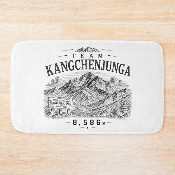 Item preview, Kangchenjunga Mountain Hiking Design designed and sold by Miles&Moments.