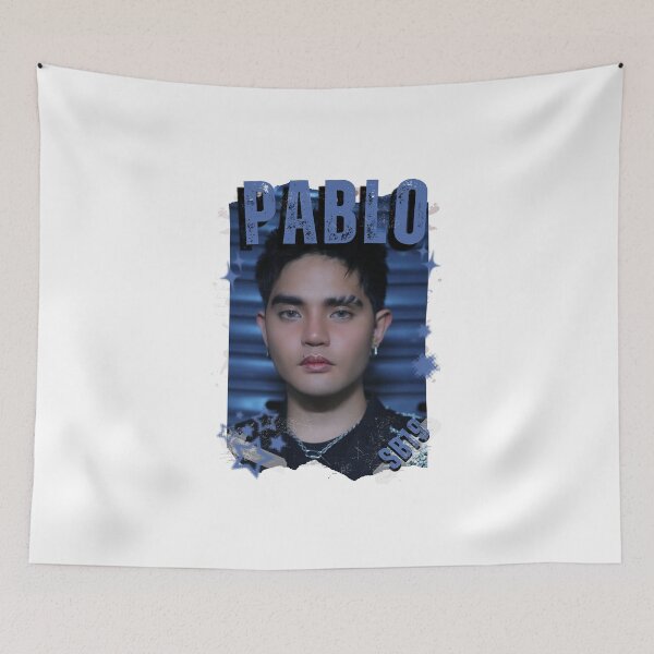 Item preview, SB19 Pablo Kings of P-pop Filipino in Monochrome Black and White Collage Art Design designed and sold by HELL0WBELLO.