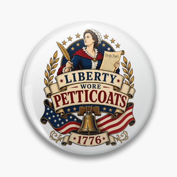 Item preview, Liberty Wore Petticoats, 1776 Colonial History designed and sold by RebeccaPackard.
