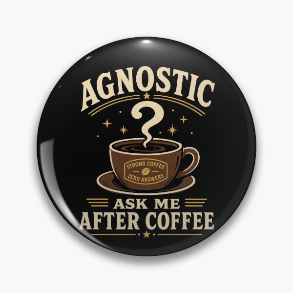 Item preview, Agnostic But Tired Funny Agnostic Gift designed and sold by AndreasMei.