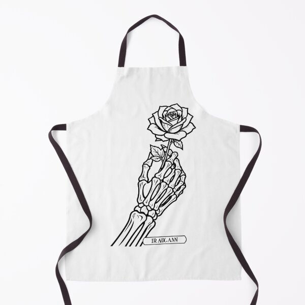 Item preview, Gothic Skeleton Hand Holding Rose Tattoo Lineart designed and sold by KCasual.