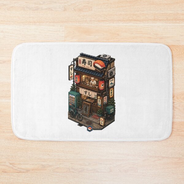 Item preview, Tiny Japanese Sushi Shop designed and sold by MouhamedAdel95.