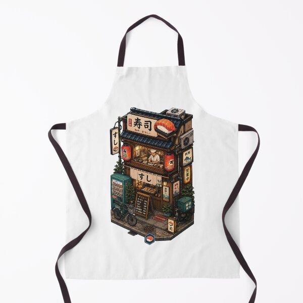Item preview, Tiny Japanese Sushi Shop designed and sold by MouhamedAdel95.