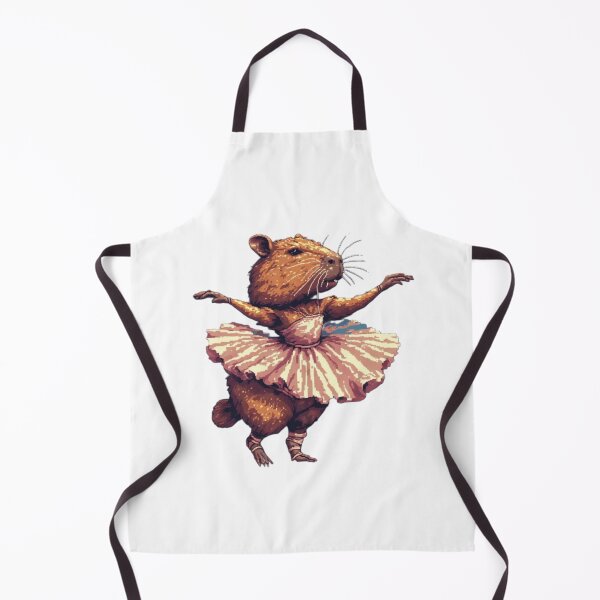 Item preview, Capybara Ballet - Cute Dancing Rodent designed and sold by thepixelcloset.