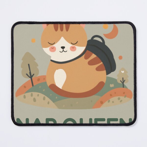Item preview, Nap Queen Cat Funny Kawaii Quote Cute Animal T-Shirt designed and sold by WrongGift.