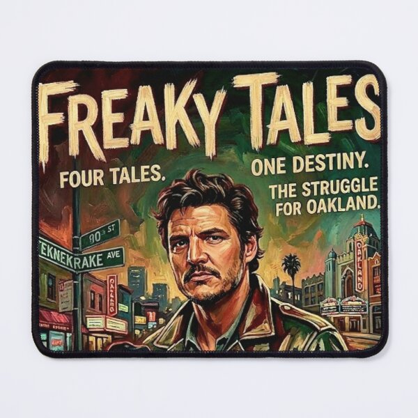 Item preview, Freaky Tales Retro Oakland Anthology Crime Drama Thriller Tribute Art Movie Poster designed and sold by Art's Diner.