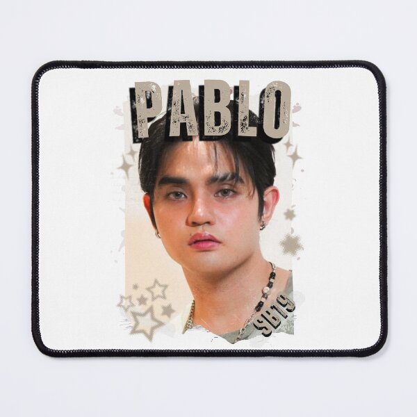 Item preview, SB19 Pablo Kings of P-pop Filipino in Monochrome Black and White Collage Art Design designed and sold by HELL0WBELLO.