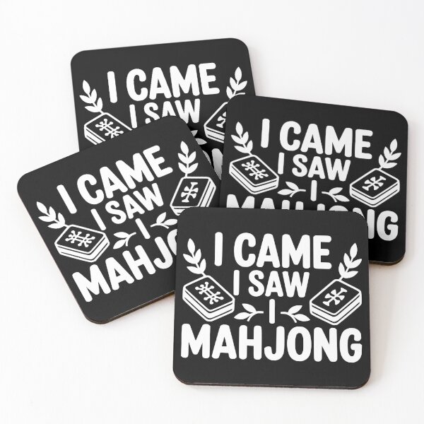 Item preview, I Came I Saw I Mahjong designed and sold by theartfulaspie.