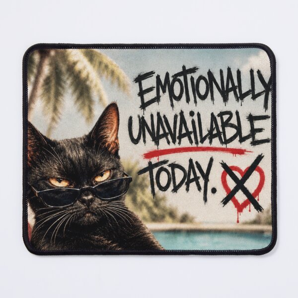 Item preview, Emotionally Unavailable Black Cat designed and sold by KØTA Studio.