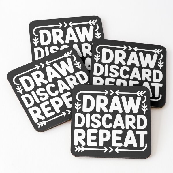 Item preview, Draw Discard Repeat designed and sold by theartfulaspie.