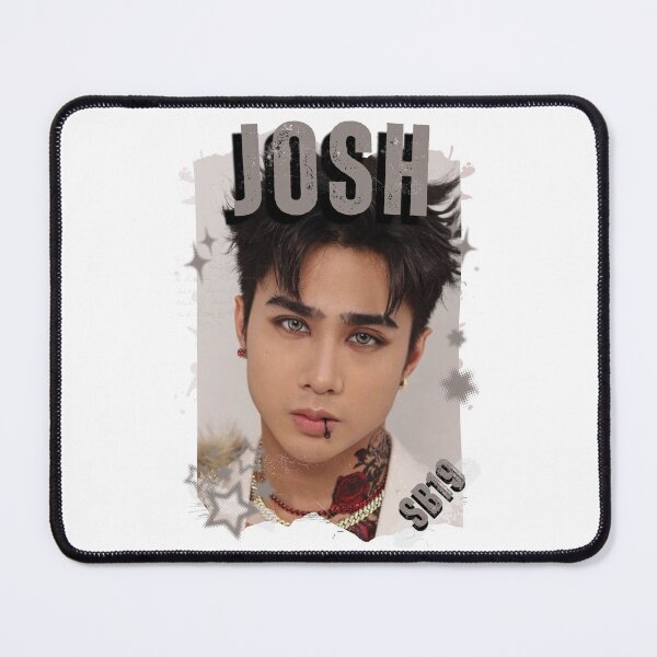 Item preview, SB19 Josh Kings of P-pop Filipino in Monochrome Black and White Collage Art Design designed and sold by HELL0WBELLO.