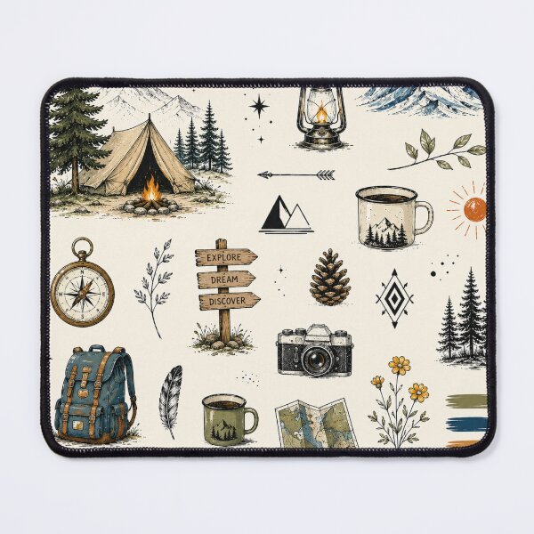 Item preview, Camping Adventure Icon Collection designed and sold by naturalsurvival.
