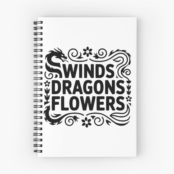 Item preview, Winds Dragons Flowers designed and sold by theartfulaspie.
