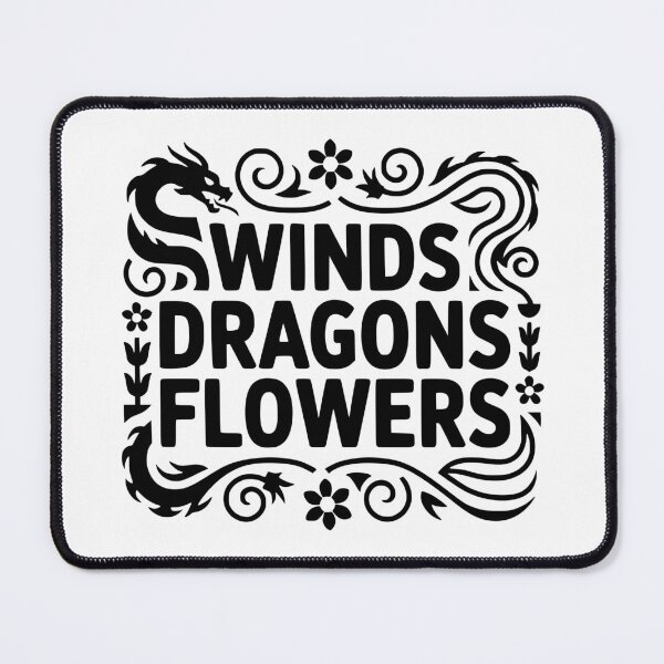 Item preview, Winds Dragons Flowers designed and sold by theartfulaspie.