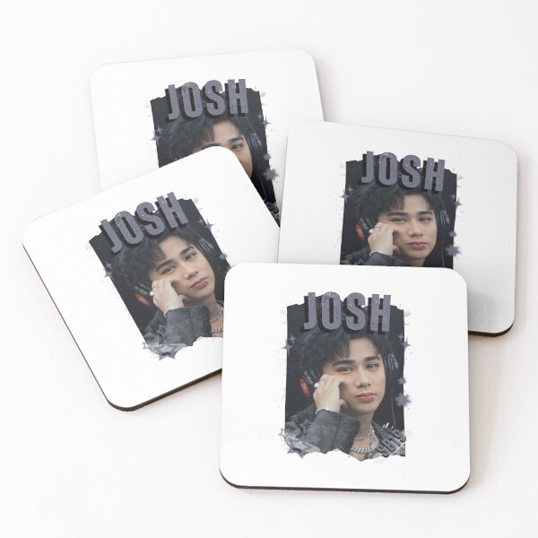Item preview, SB19 Josh Kings of P-pop Filipino in Monochrome Black and White Collage Art Design designed and sold by HELL0WBELLO.