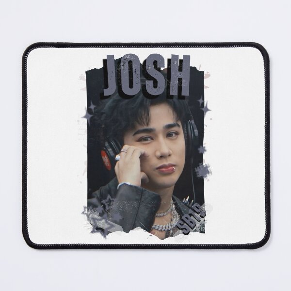 Item preview, SB19 Josh Kings of P-pop Filipino in Monochrome Black and White Collage Art Design designed and sold by HELL0WBELLO.
