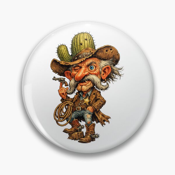 Item preview, Funny Cowboy designed and sold by AlexLineArt.
