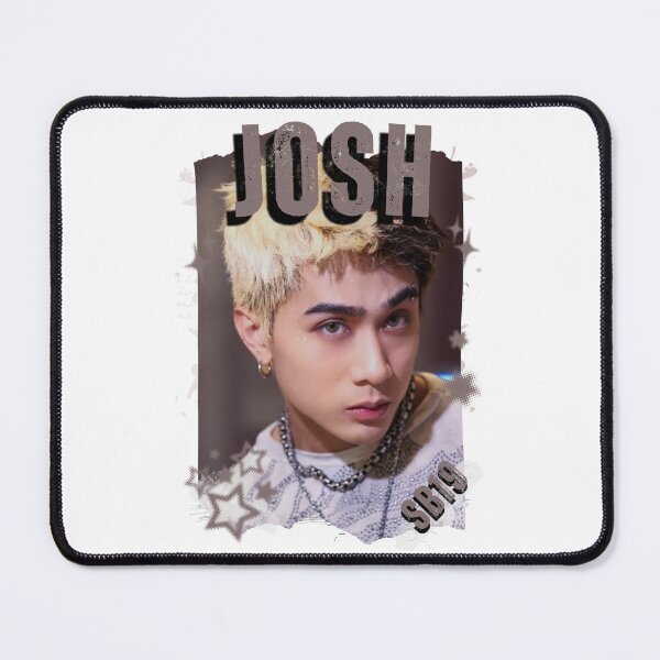 Item preview, SB19 Josh Kings of P-pop Filipino in Monochrome Black and White Collage Art Design designed and sold by HELL0WBELLO.