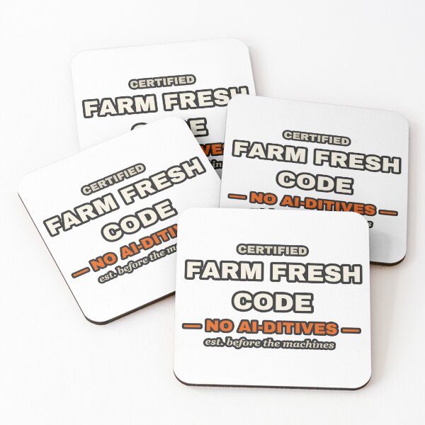 Item preview, Certified Farm Fresh Code No AI-ditives Organic Label designed and sold by LGTM Supply.